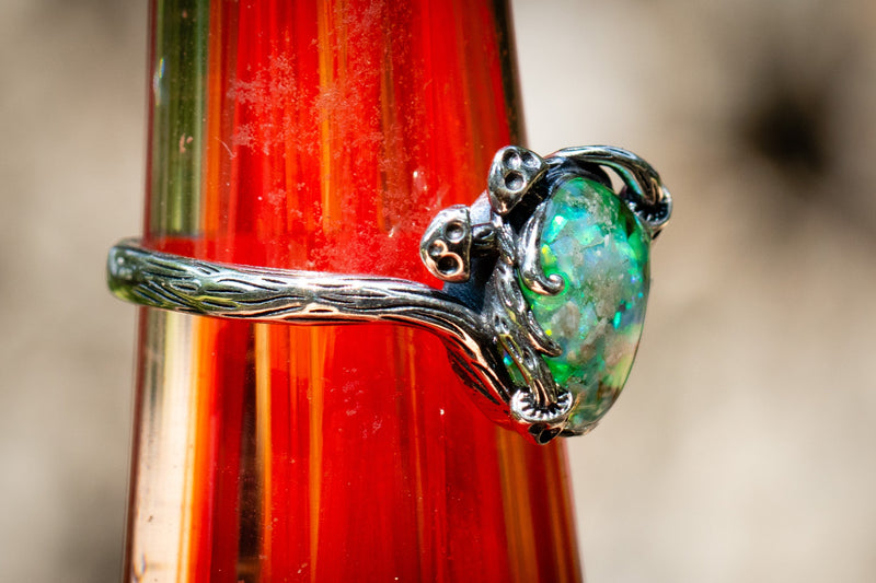 mushroom cremation ring